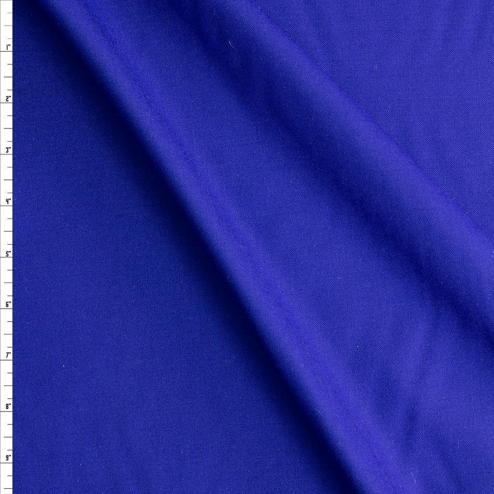 Royal Blue Stretch Wool Suiting #30505 Fabric By The Yard