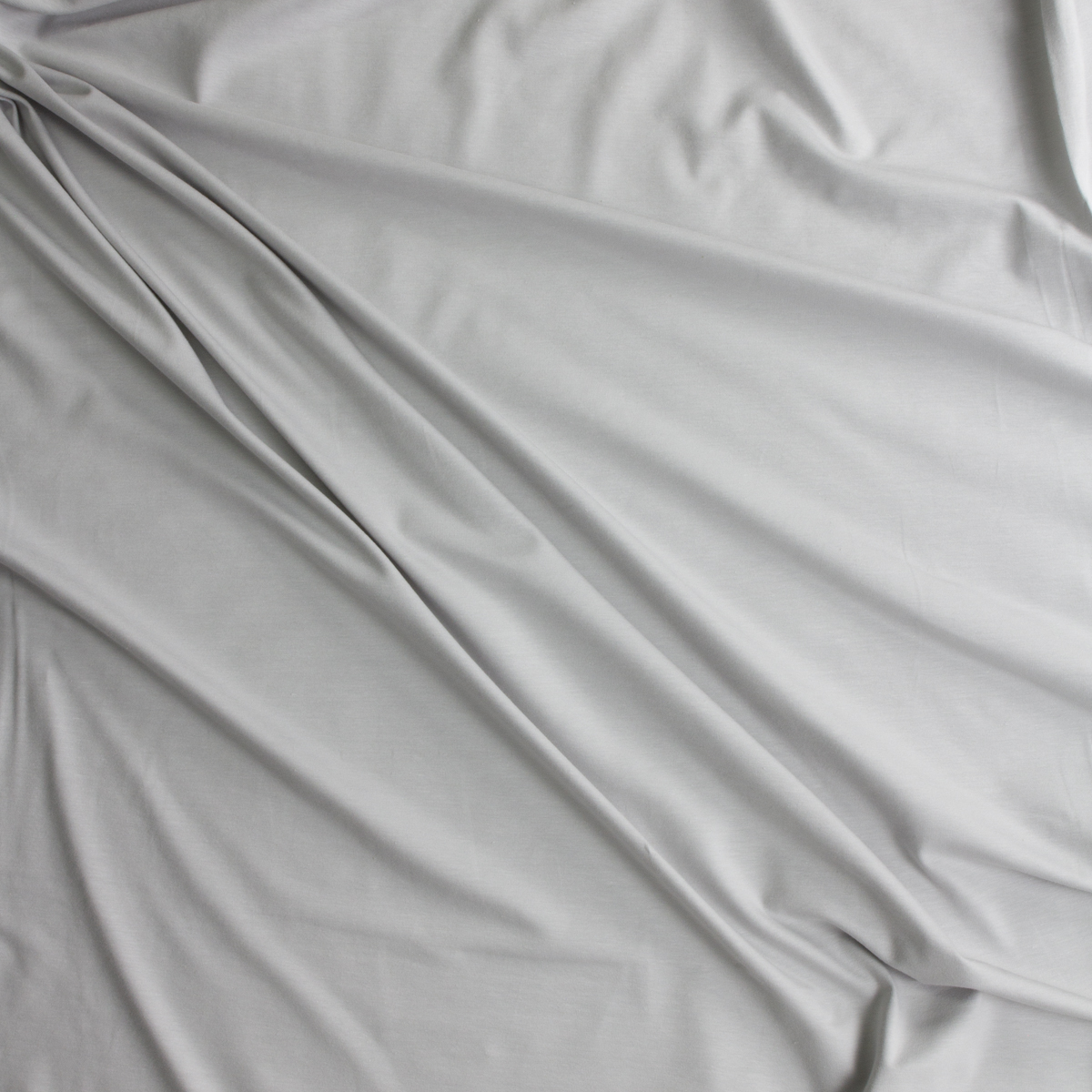 Grey Laguna Stretch Cotton Jersey Knit from Robert Kaufman #30531 Fabric By The Yard - Wide shot