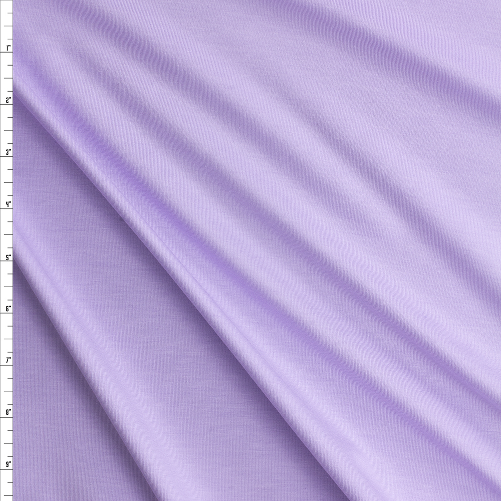 Lavender Laguna Stretch Cotton Jersey Knit from Robert Kaufman #30534 Fabric By The Yard