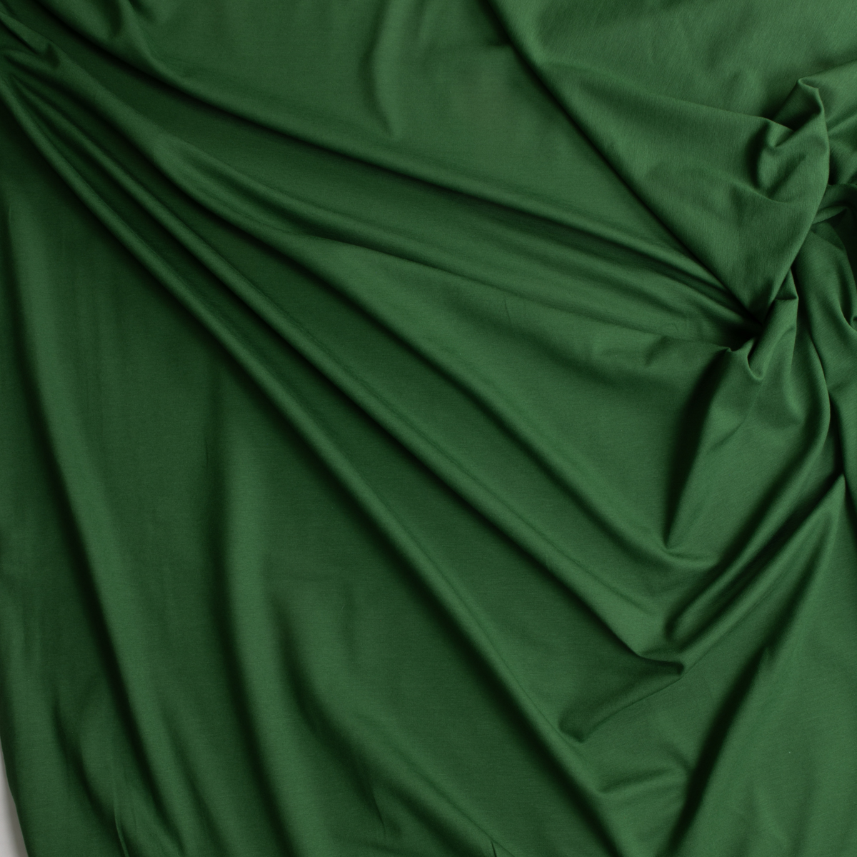 Evergreen Laguna Stretch Cotton Jersey Knit from Robert Kaufman #30543 Fabric By The Yard - Wide shot