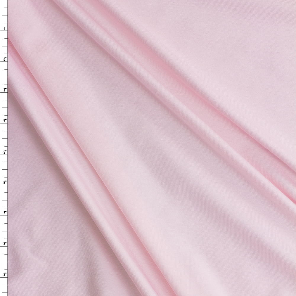 Pink Laguna Stretch Cotton Jersey Knit from Robert Kaufman #30549 Fabric By The Yard
