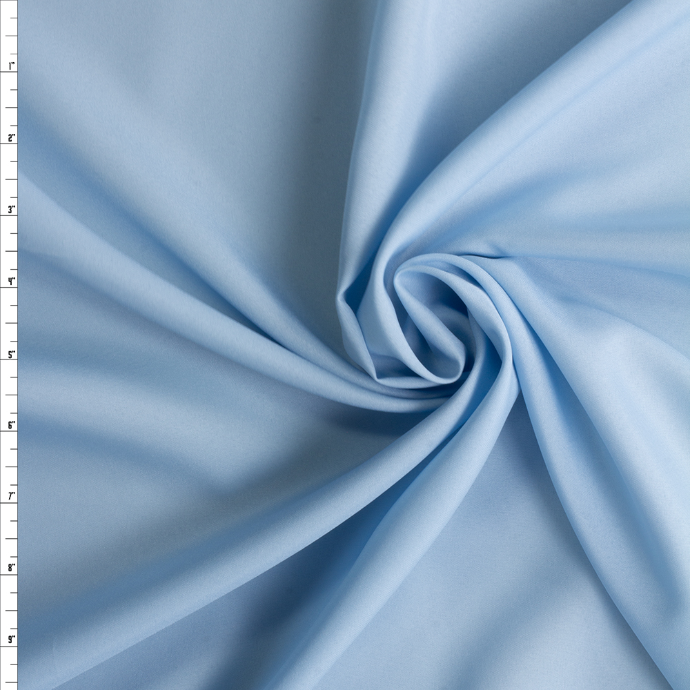 Sky Blue Polyester Pongee #30557 Fabric By The Yard