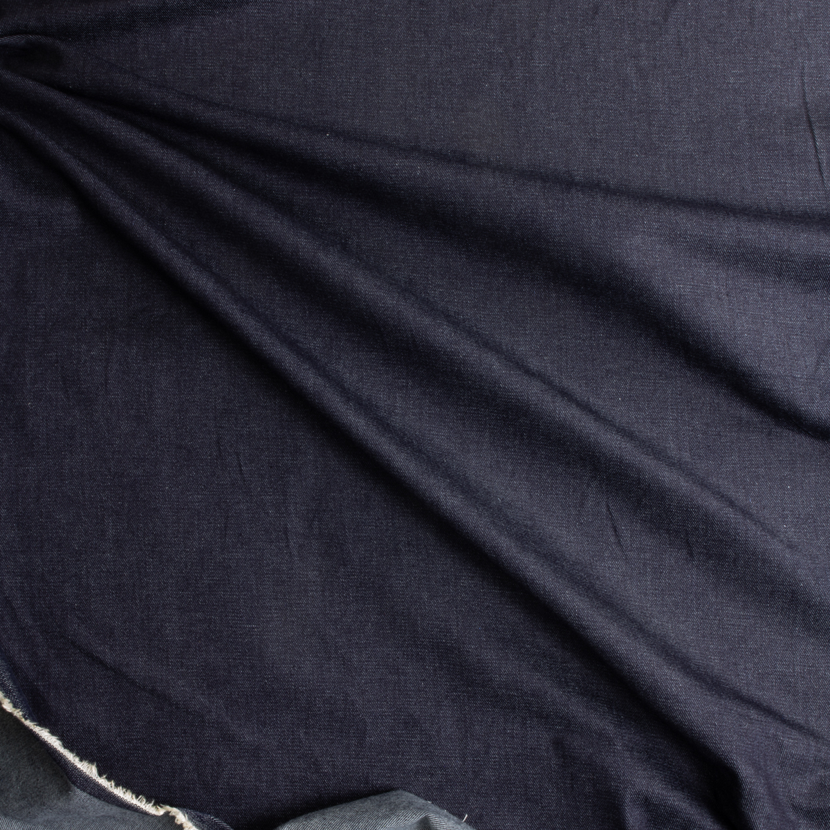 Dark Indigo 10oz Designer Stretch Denim #30567 Fabric By The Yard - Wide shot
