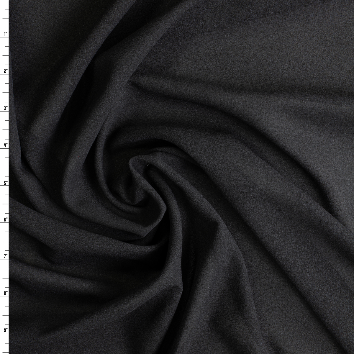 Black Polyester Georgette #30599 Fabric By The Yard