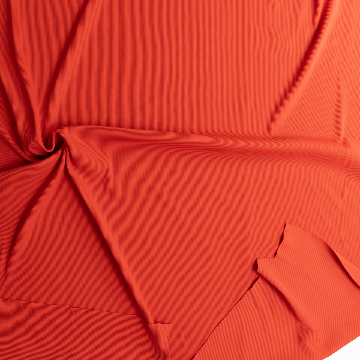Red Heavyweight Rib Knit #30642 Fabric By The Yard - Wide shot