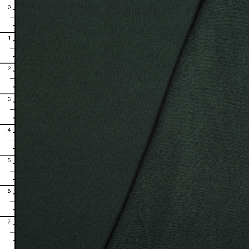 Forest Green Organic Cotton Stretch French Terry