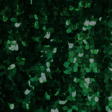 Emerald Green Dangle Sequin Fabric