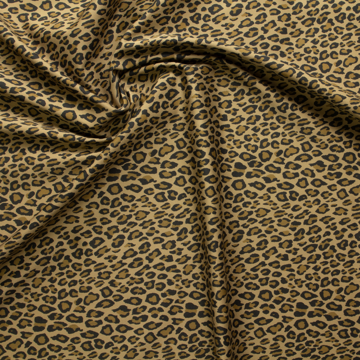 Cheetah Print 8.6oz. Designer Cotton Twill #30758 Fabric By The Yard - Wide shot