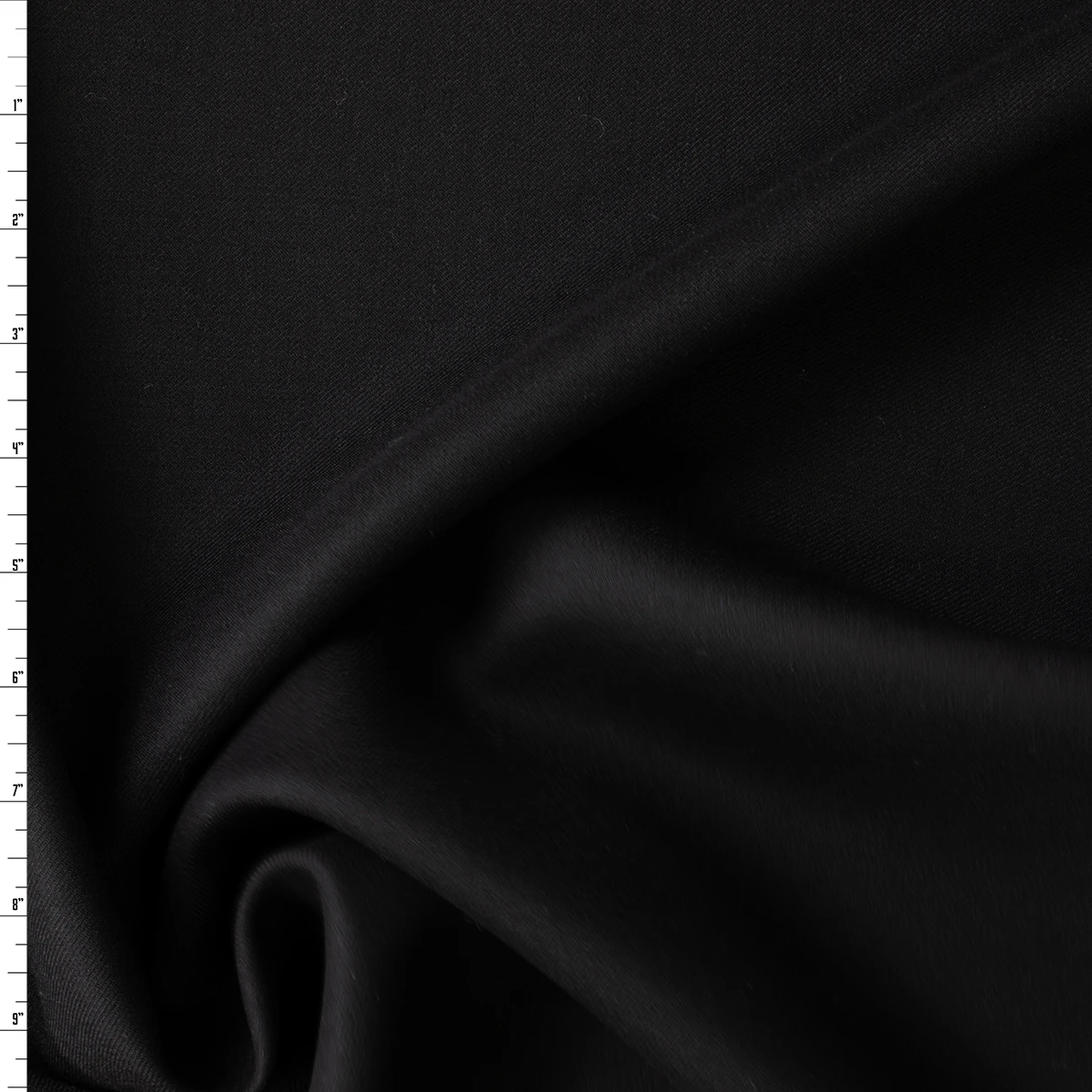 Black Wool Double Cloth #30828 Fabric By The Yard