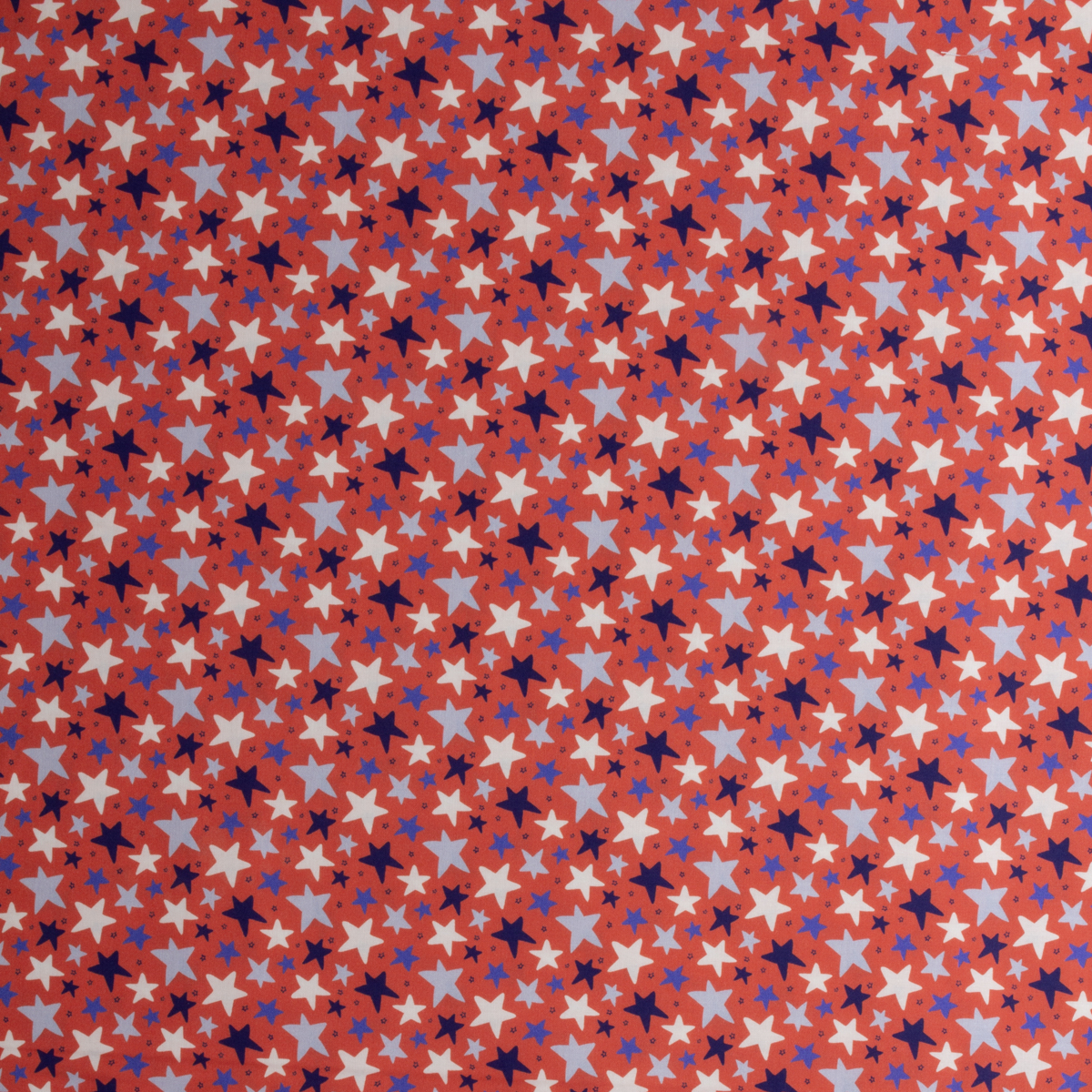 Stars Stripes and Sun Organic Cotton Print from Cloud 9 #30890 Fabric By The Yard - Wide shot