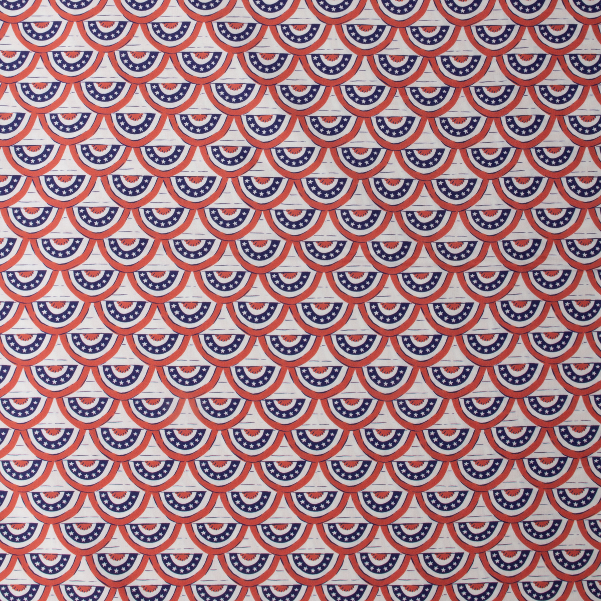 Stars Stripes and Sun Organic Cotton Print from Cloud 9 #30891 Fabric By The Yard - Wide shot