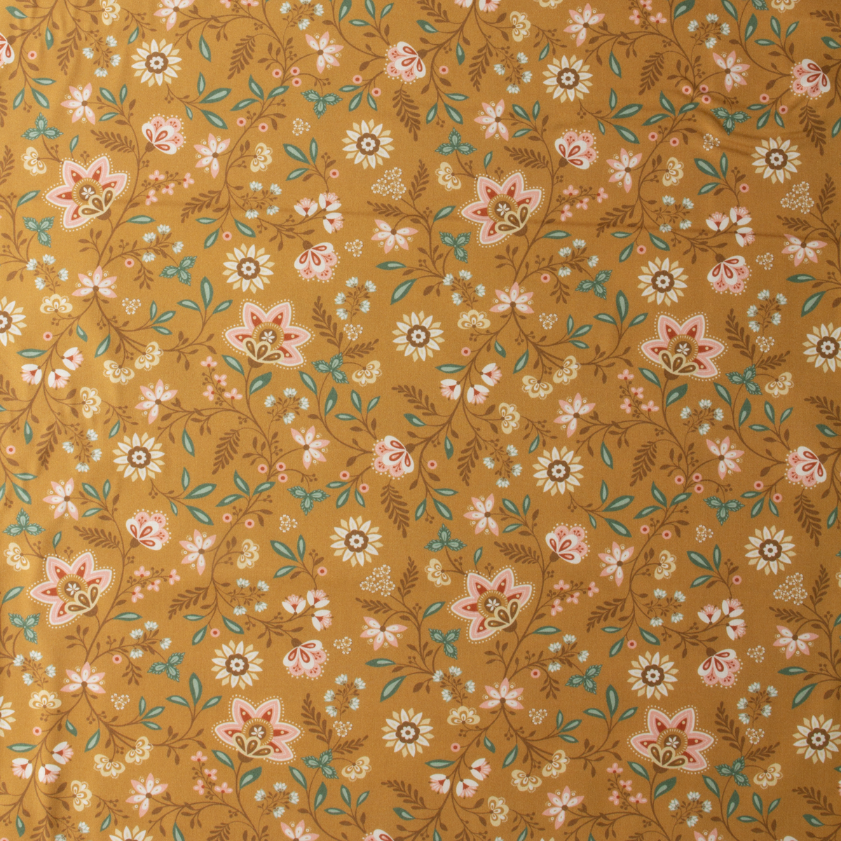 Vintage Charm Organic Cotton Print from Cloud 9 #30897 Fabric By The Yard - Wide shot