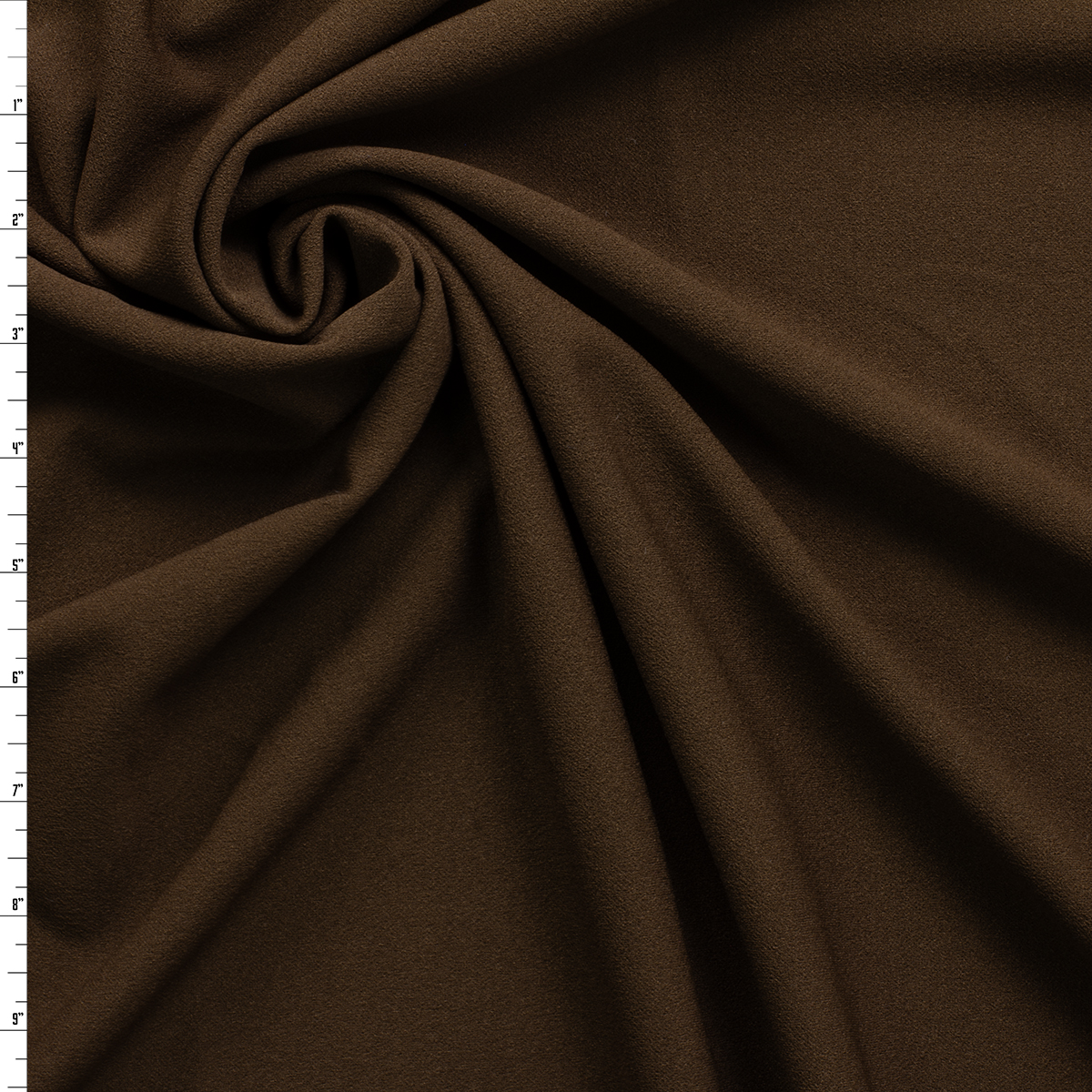 Brown Stretch Crepe Knit #30922 Fabric By The Yard