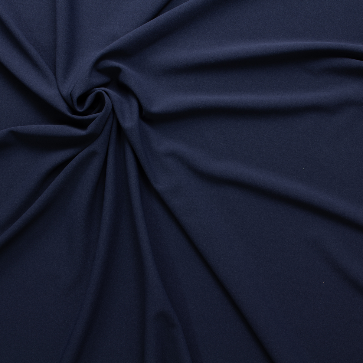 Navy Blue Stretch Crepe Knit #30925 Fabric By The Yard - Wide shot