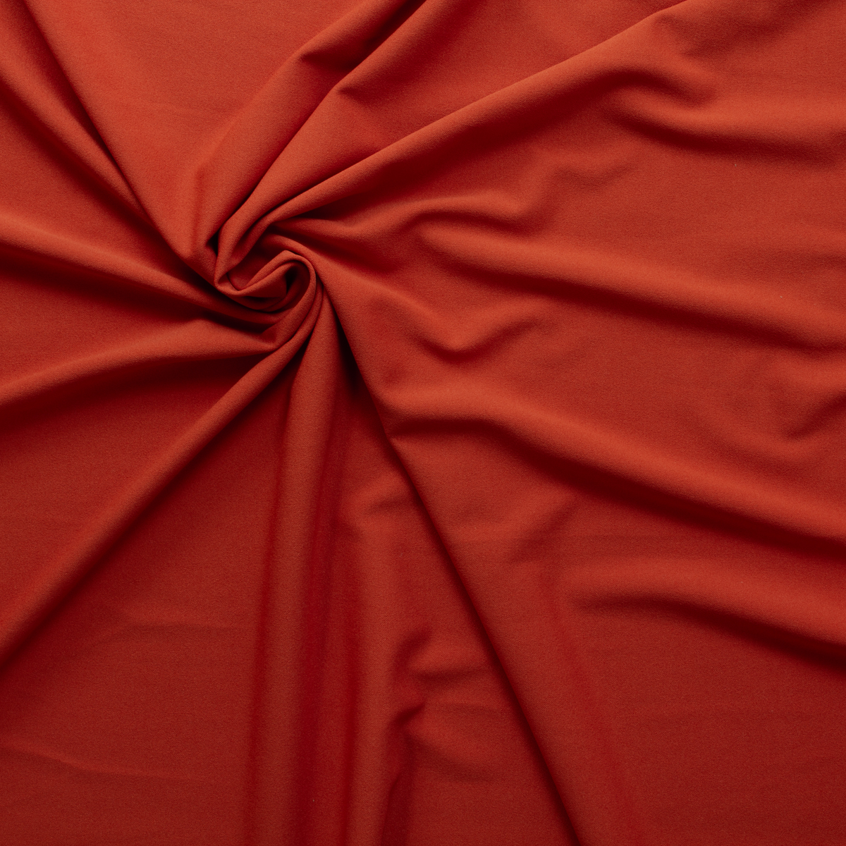 Burnt Orange Stretch Crepe Knit #30927 Fabric By The Yard - Wide shot