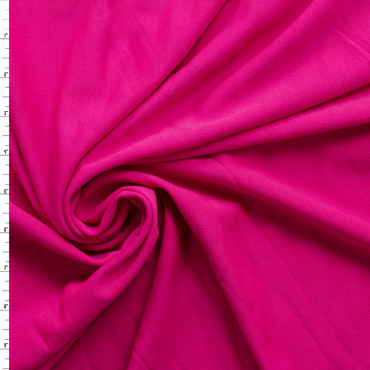 Hot Pink Stretch Crepe Knit #30929 Fabric By The Yard
