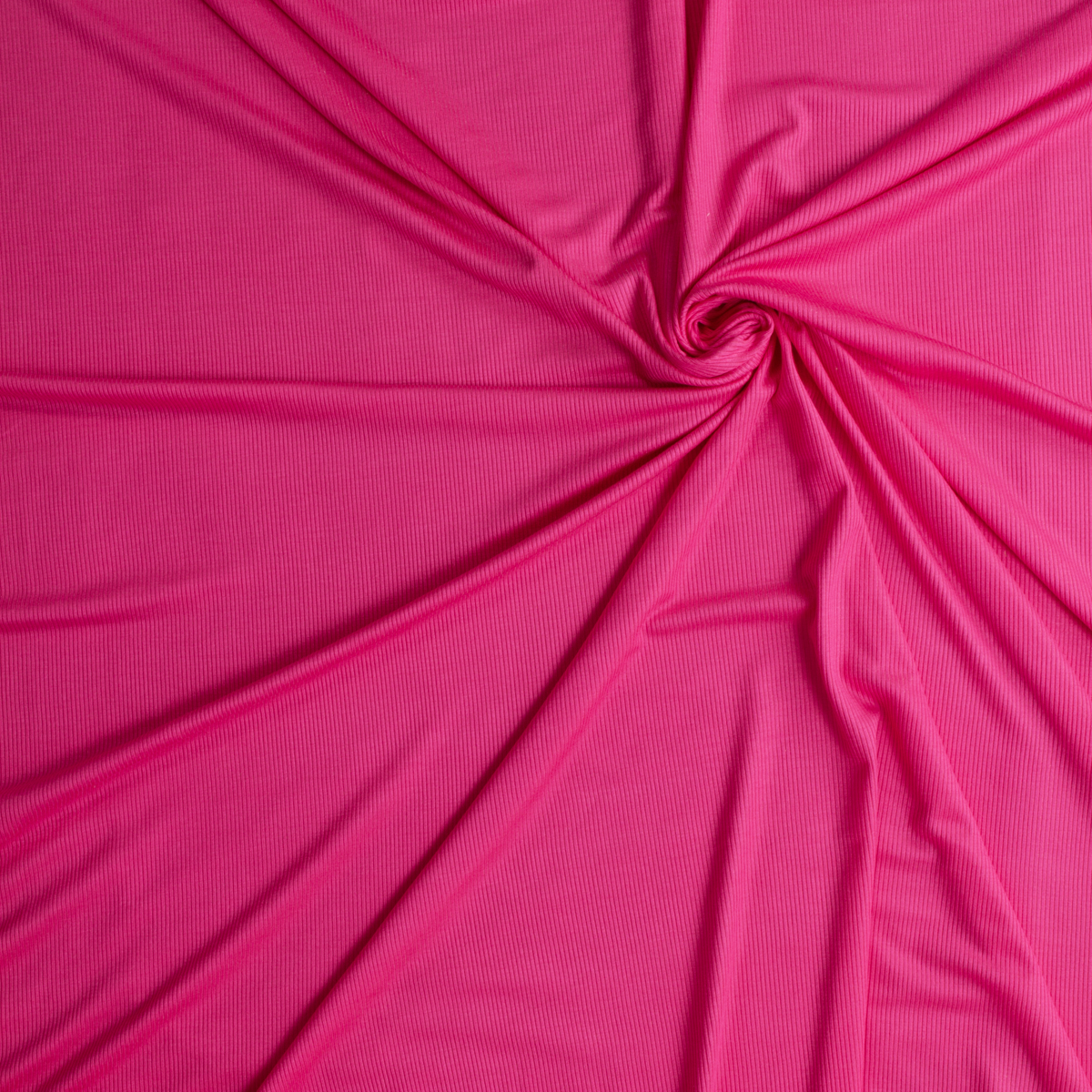 Hot Pink Rayon Rib Knit #30944 Fabric By The Yard - Wide shot