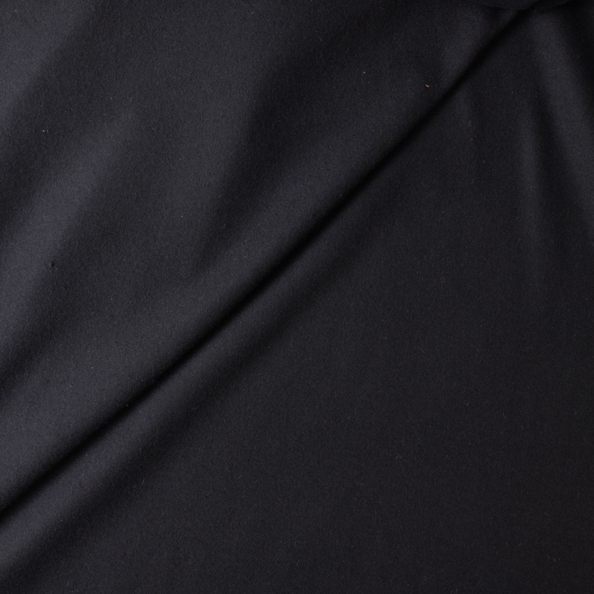 Black Designer Wool Melton #30948 Fabric By The Yard - Wide shot