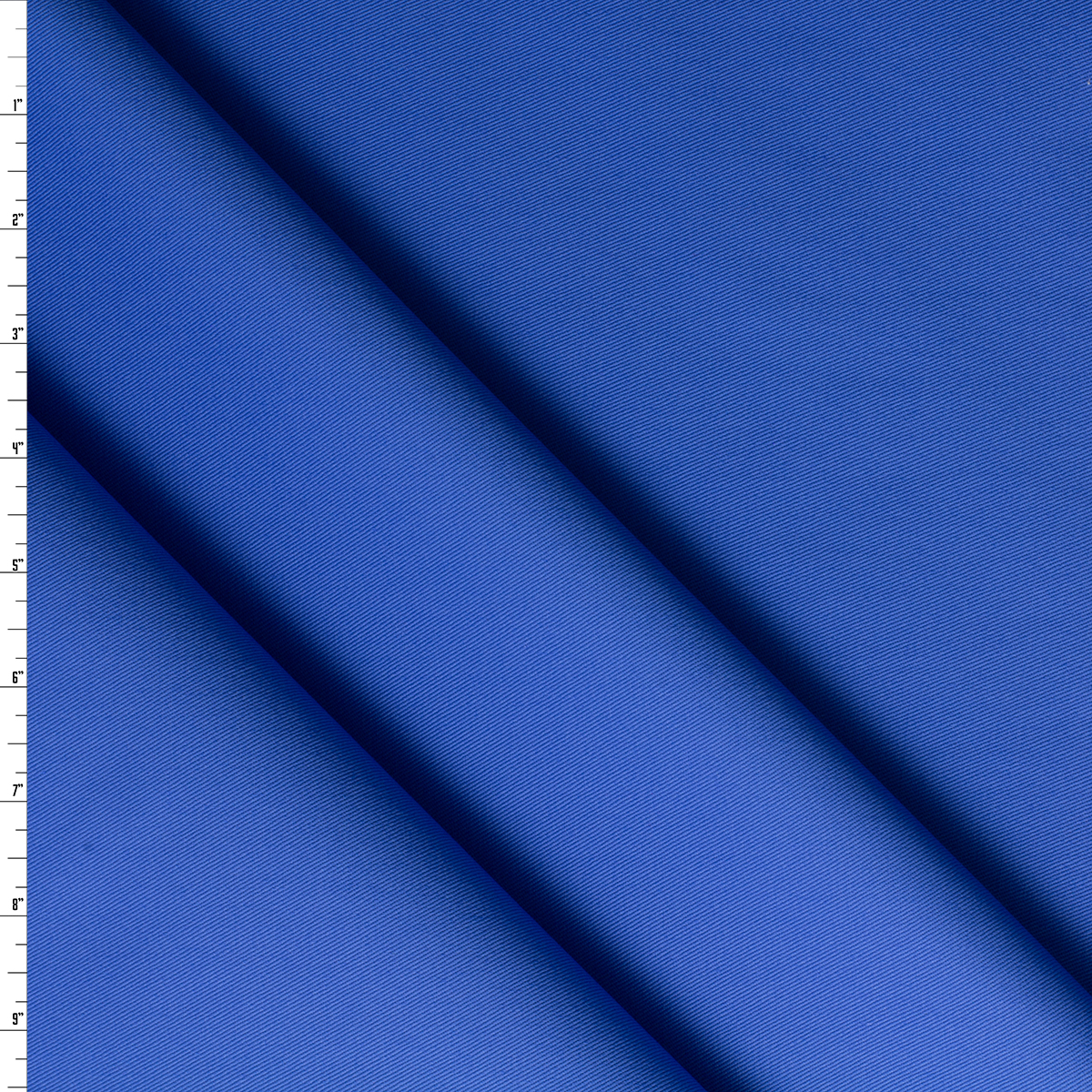 Bright Blue Cotton Twill #30962 Fabric By The Yard