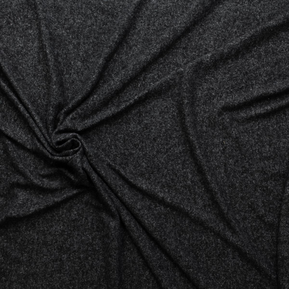 Black Pepper Brushed Hatchi Sweater Knit #30967 Fabric By The Yard - Wide shot