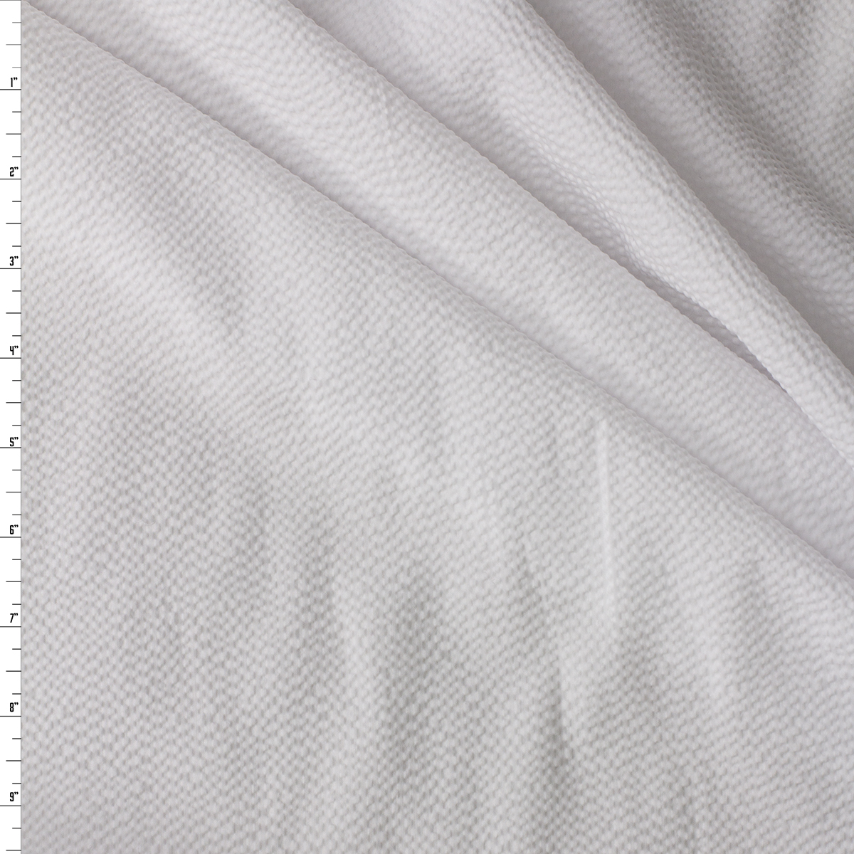 White Cotton Plissé #30975 Fabric By The Yard