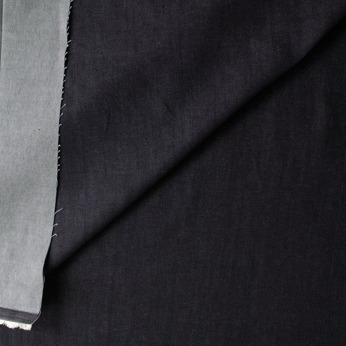 Dark Indigo 12.1oz Italian Denim from Jacob Cohën #31086 Fabric By The Yard - Wide shot