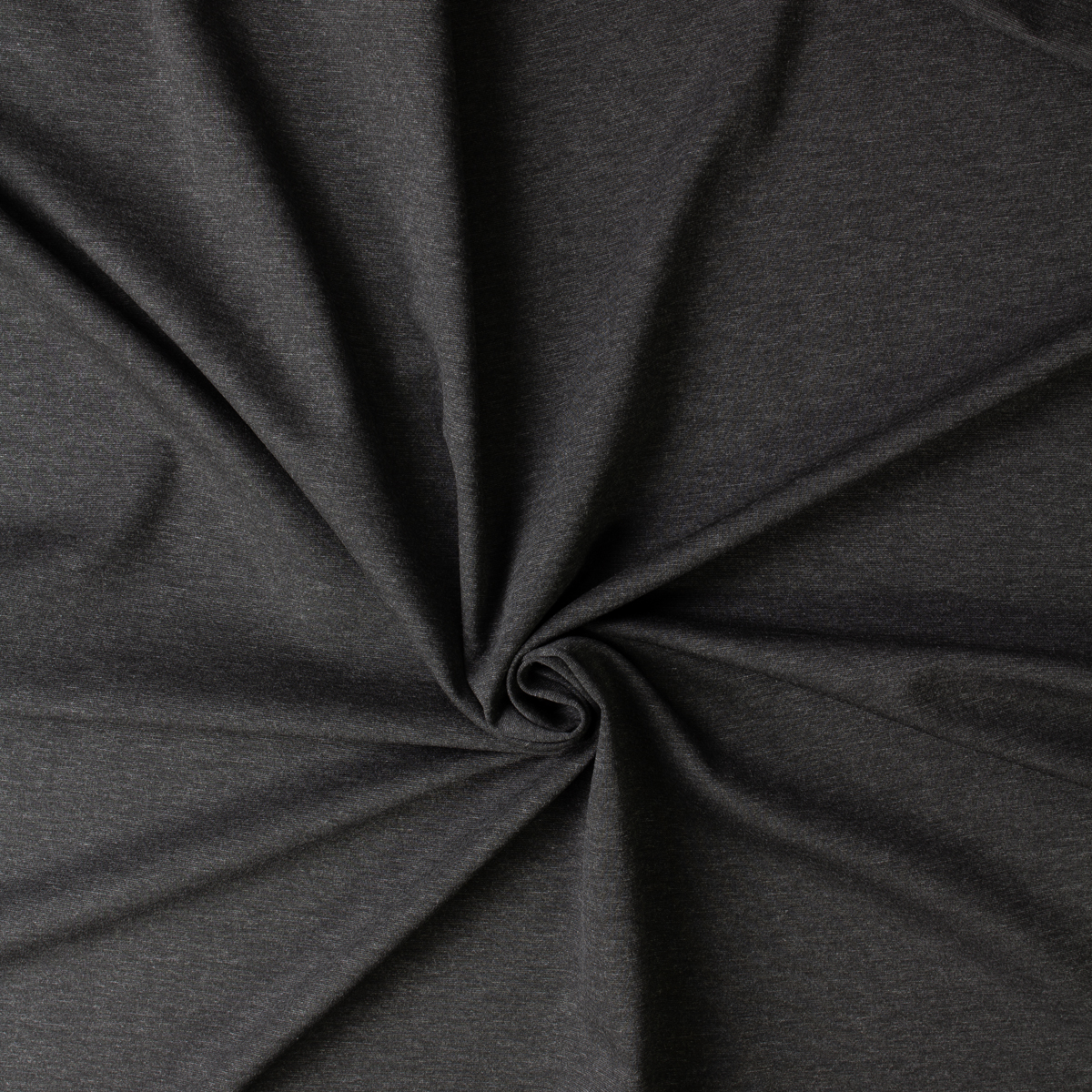Charcoal Lined Designer Ponte De Roma #31131 Fabric By The Yard - Wide shot