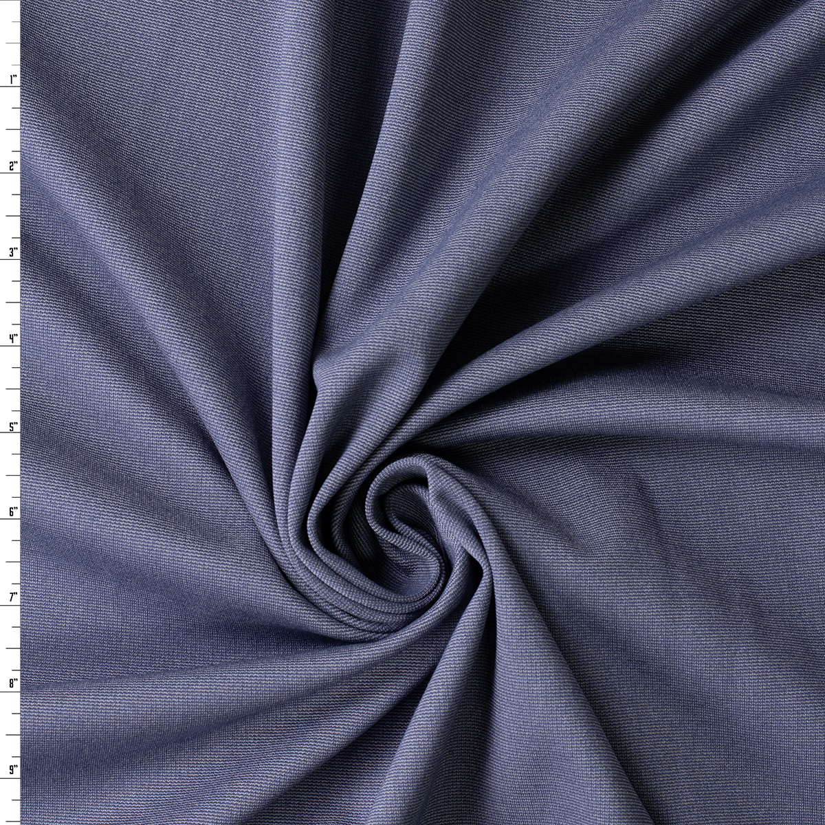 Denim Blue Designer Ponte De Roma #31134 Fabric By The Yard