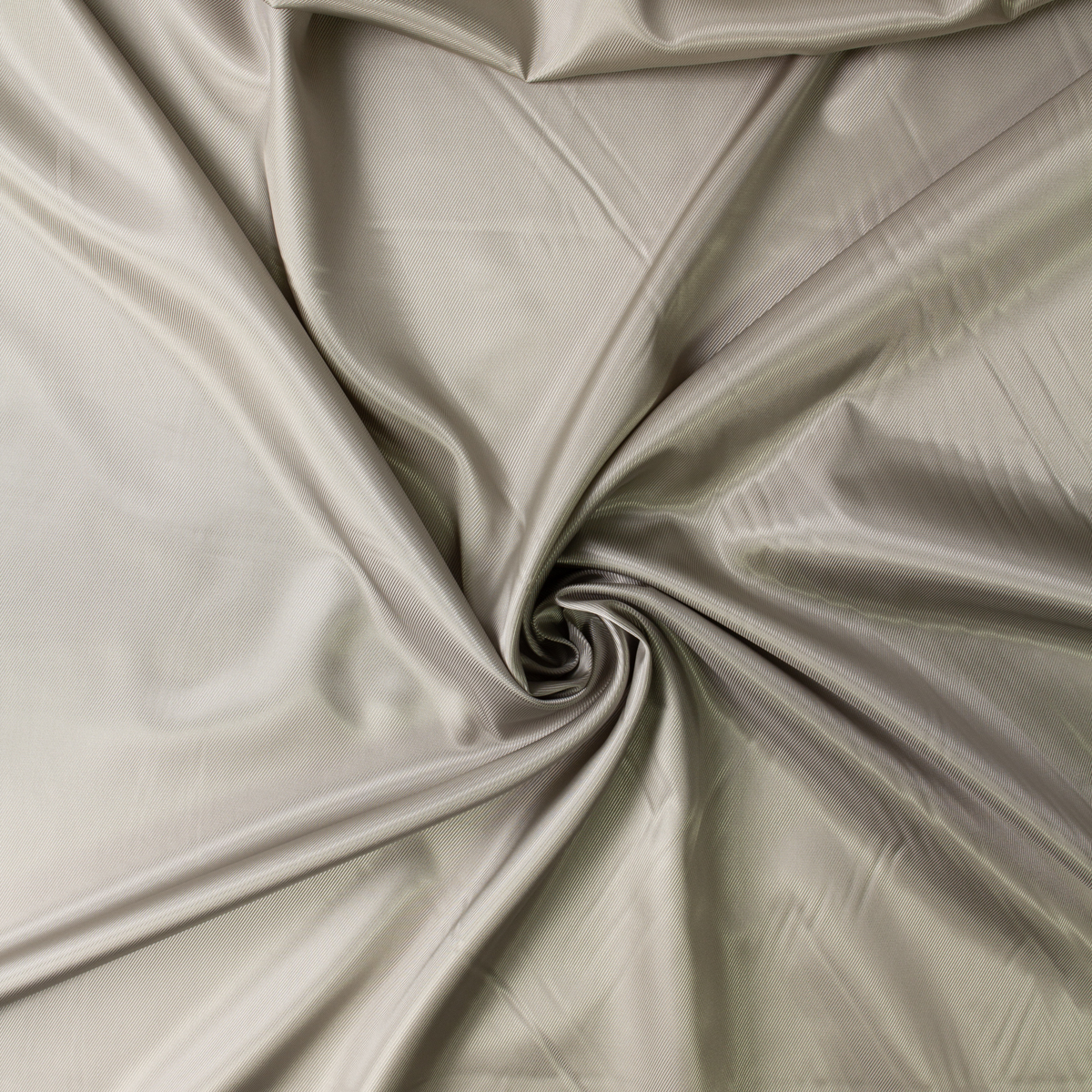 Silver Taupe Twill Weave Poly Lining #31142 Fabric By The Yard - Wide shot