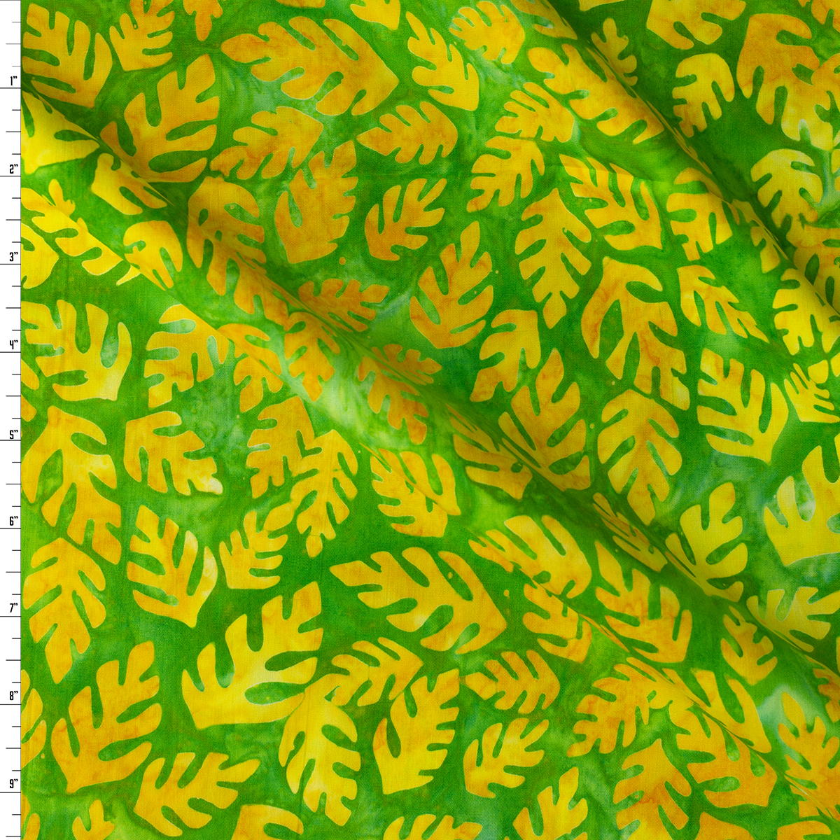Totally Tropical - Parakeet Indonesian Cotton Batik from Robert Kaufman #31186 Fabric By The Yard