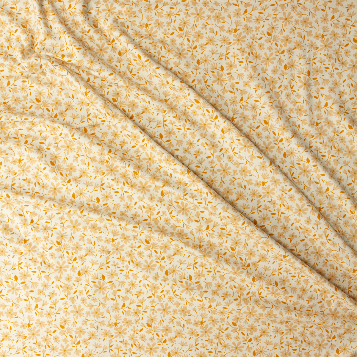 Gloria Nostalgia Meadow Sepia Stretch Cotton Jersey Knit from Art Gallery Fabrics #31215 Fabric By The Yard - Wide shot