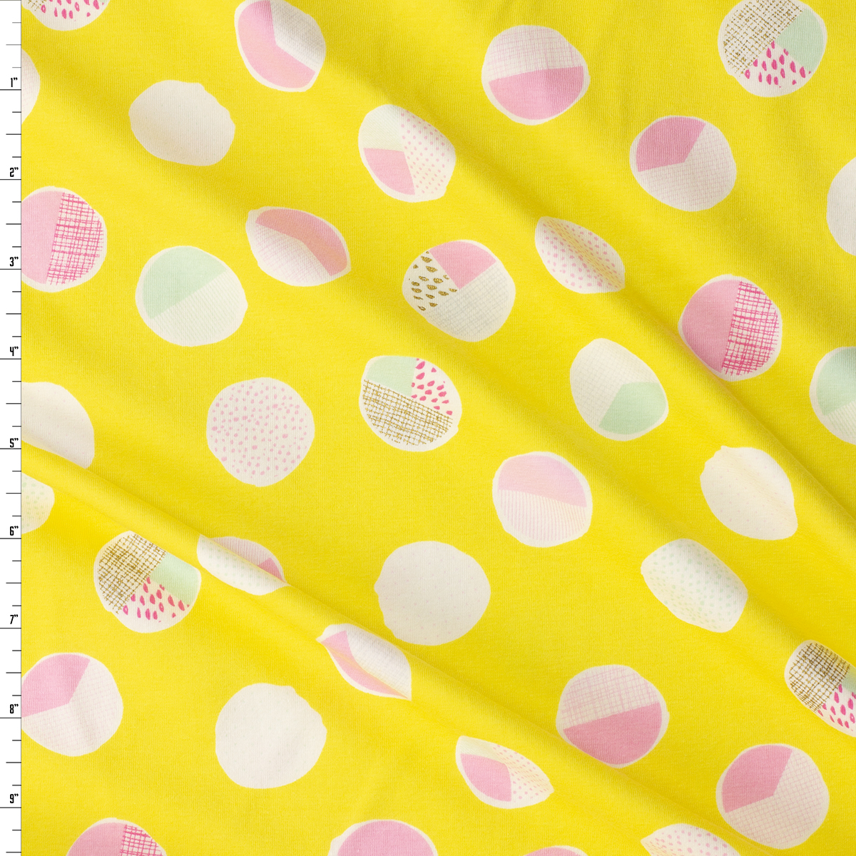 Wonderful Things Sweet Bubbles Sugar Stretch Cotton Jersey Knit from Art Gallery Fabrics #31225 Fabric By The Yard
