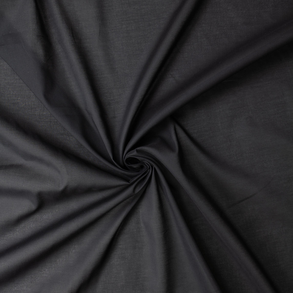 Black Cotton Lawn #31316 Fabric By The Yard - Wide shot