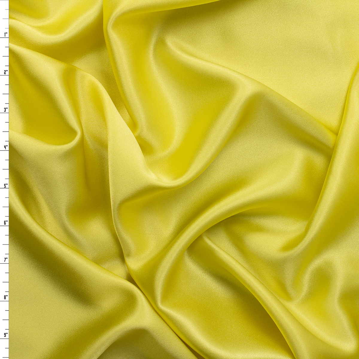 Lemon Stretch Silk Charmeuse #31339 Fabric By The Yard