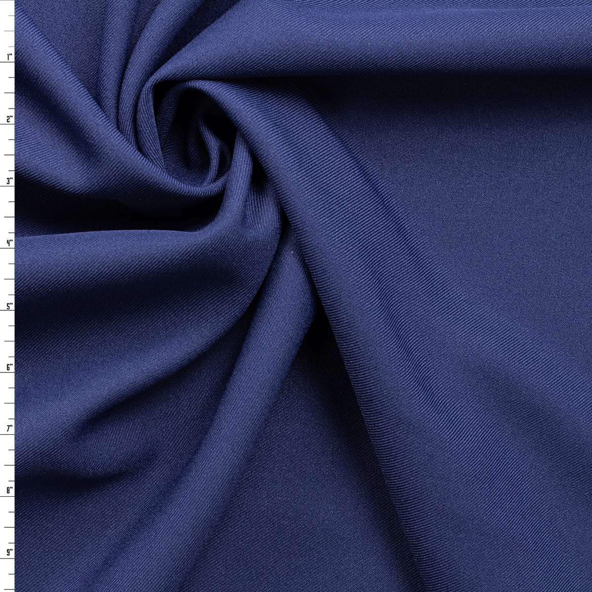 Navy Polyester Gabardine #31349 Fabric By The Yard