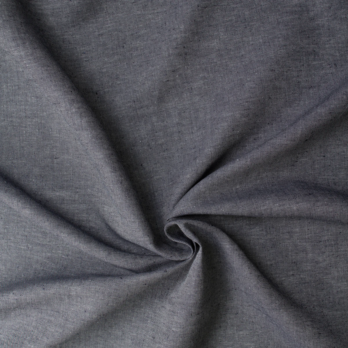 Dark Indigo European Designer Denim Look Linen #31424 Fabric By The Yard - Wide shot