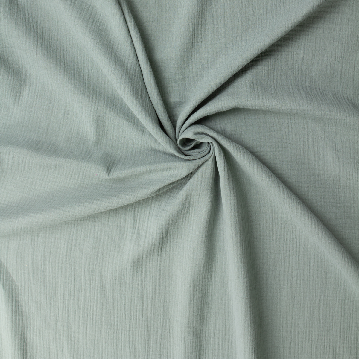 Sage Green Designer Cotton Double Gauze #31628 Fabric By The Yard - Wide shot