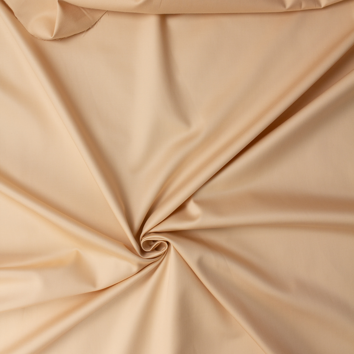 Soft Apricot Designer Cotton Sateen #31650 Fabric By The Yard - Wide shot