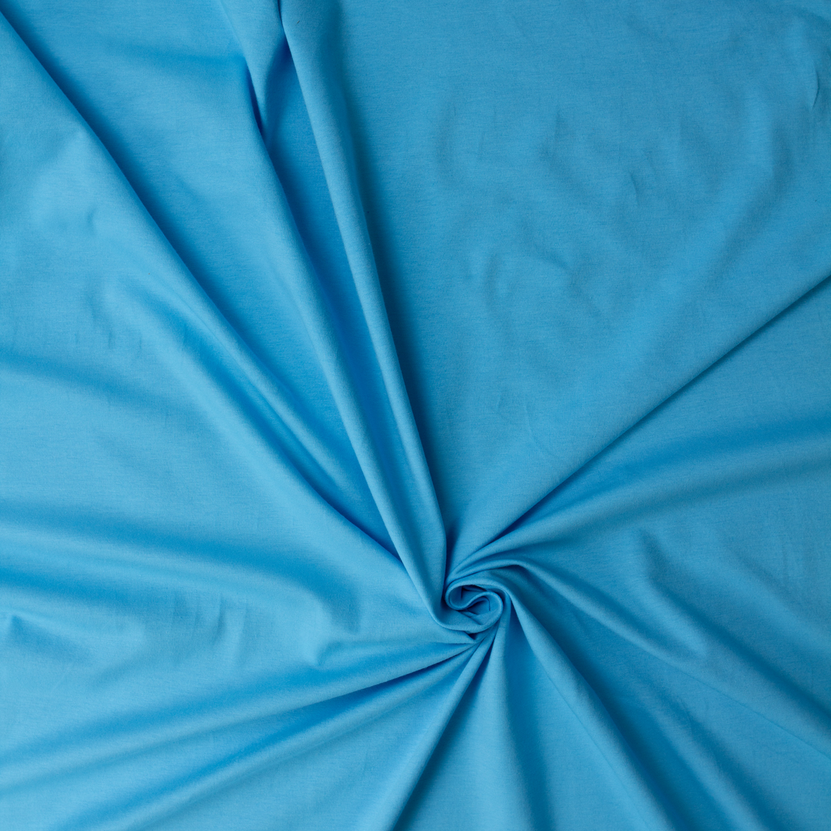 Aqua Stretch Cotton Jersey Knit #31662 Fabric By The Yard - Wide shot