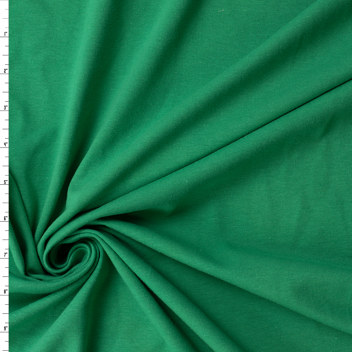 Bright Green Stretch Cotton Jersey Knit #31663 Fabric By The Yard