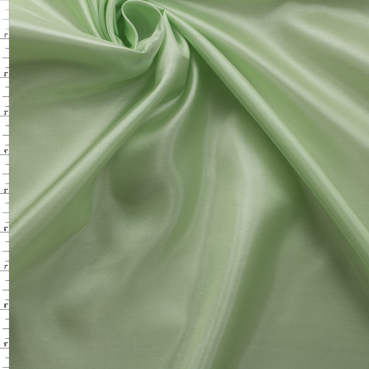 Light Sage Japanese Poly Habotai #31708 Fabric By The Yard