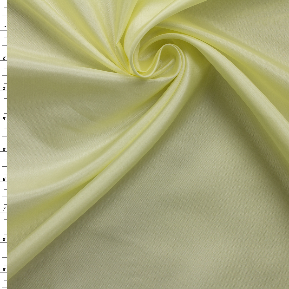Light Lemon Japanese Poly Habotai #31715 Fabric By The Yard