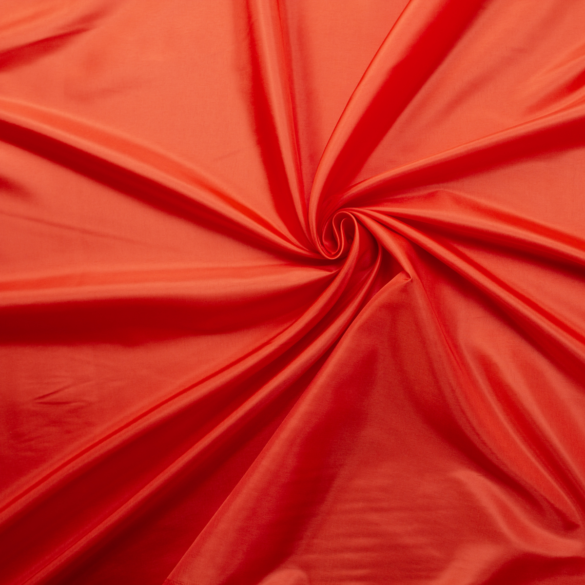 Red Japanese Poly Habotai #31722 Fabric By The Yard - Wide shot