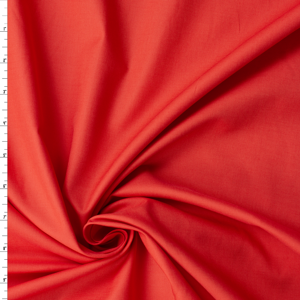 Classic Red Italian Designer Cotton Poplin #31801 Fabric By The Yard