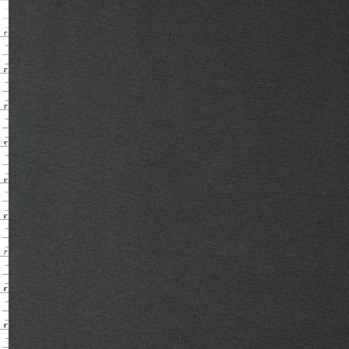 Charcoal 14” Tubular Cotton/Spandex Ribbing #31860 Fabric By The Yard