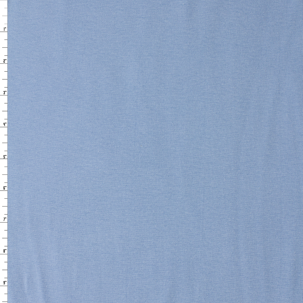Light Blue 14” Tubular Cotton/Spandex Ribbing #31863 Fabric By The Yard
