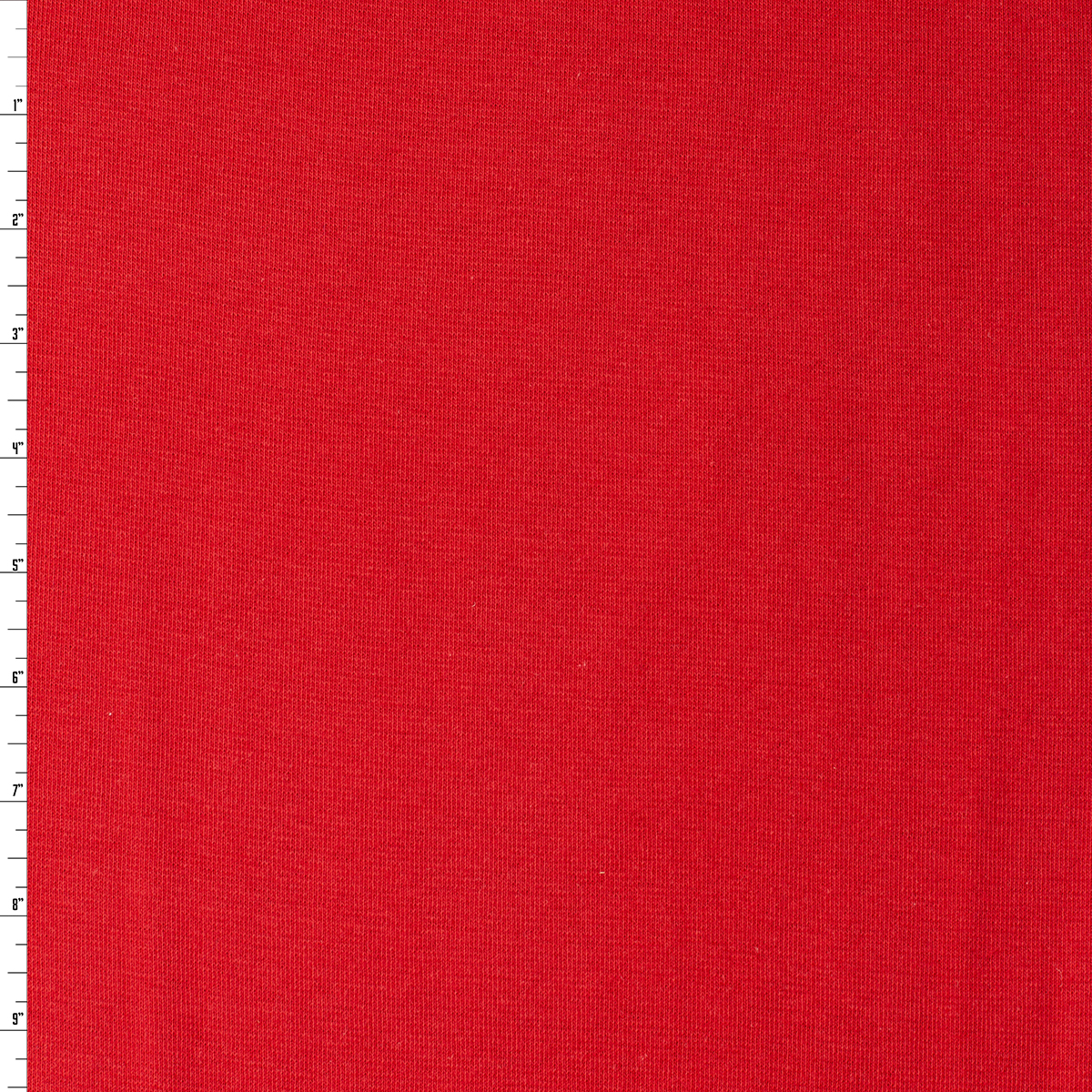 Red 14” Tubular Cotton/Spandex Ribbing #31866 Fabric By The Yard