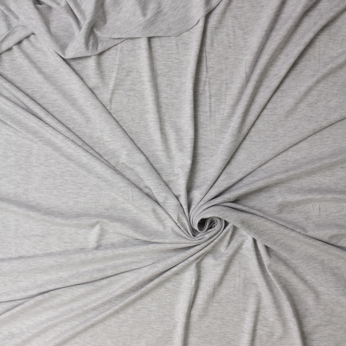 Ash Heather Heavyweight Stretch Rayon/Spandex Jersey #31869 Fabric By The Yard - Wide shot