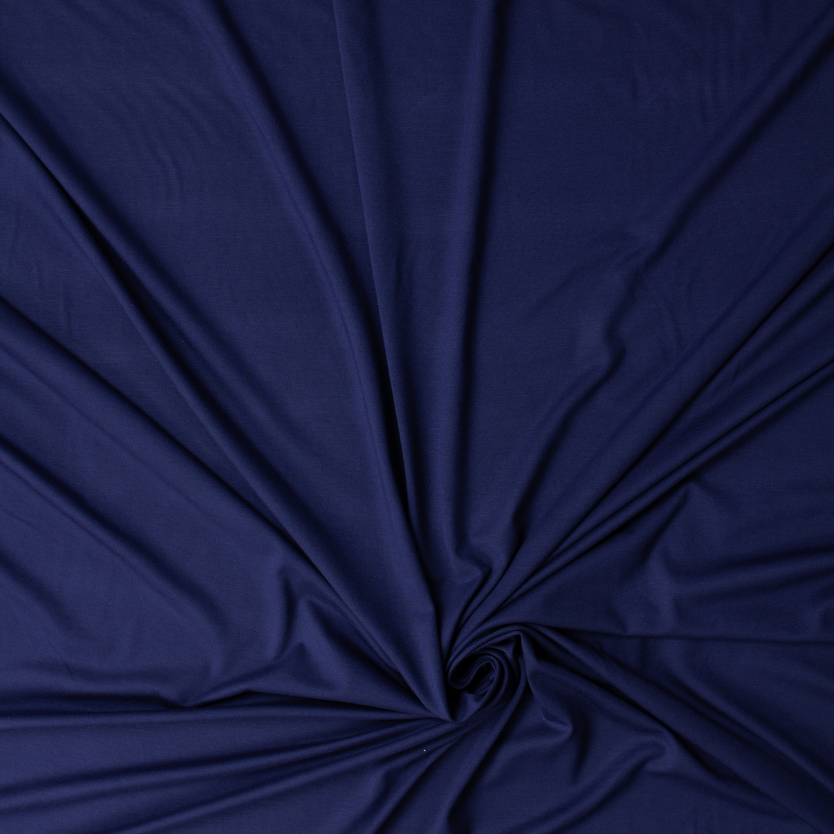 Navy Blue Heavyweight Stretch Rayon/Spandex Jersey #31882 Fabric By The Yard - Wide shot