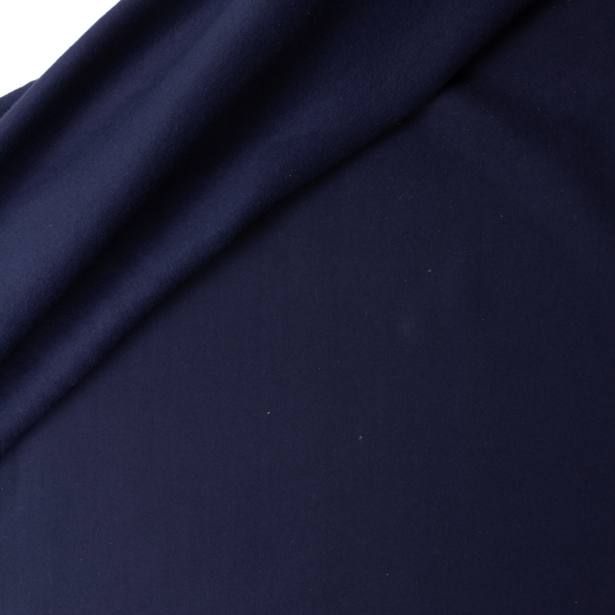 Navy Blue Heavy Cotton Sweatshirt Fleece #31907 Fabric By The Yard - Wide shot